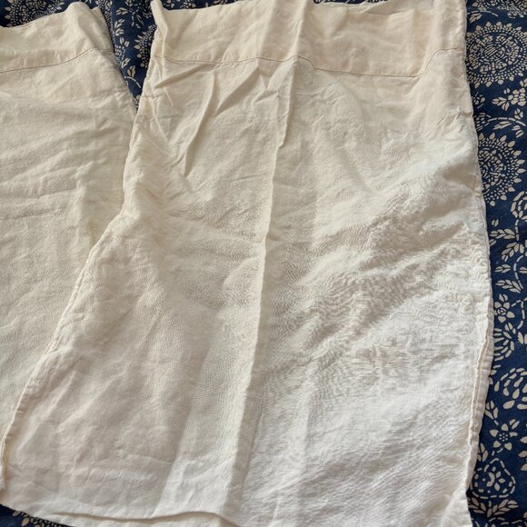 Linoto Linen natural Standard/Queen Pillow Cases (Qty. 2) - Picture 3 of 5